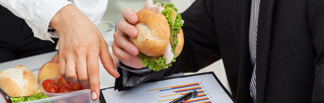 Oggi mangia sano nella pausa pranzo