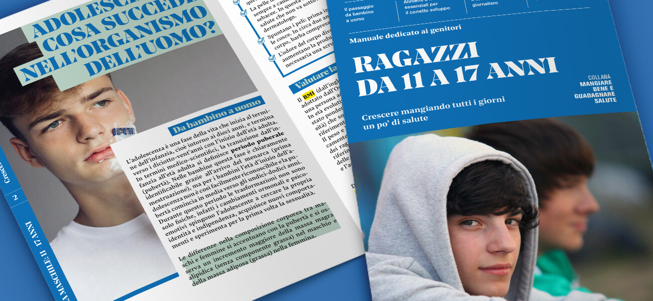 Corretta alimentazione per Ragazzi da 11 a 17 anni