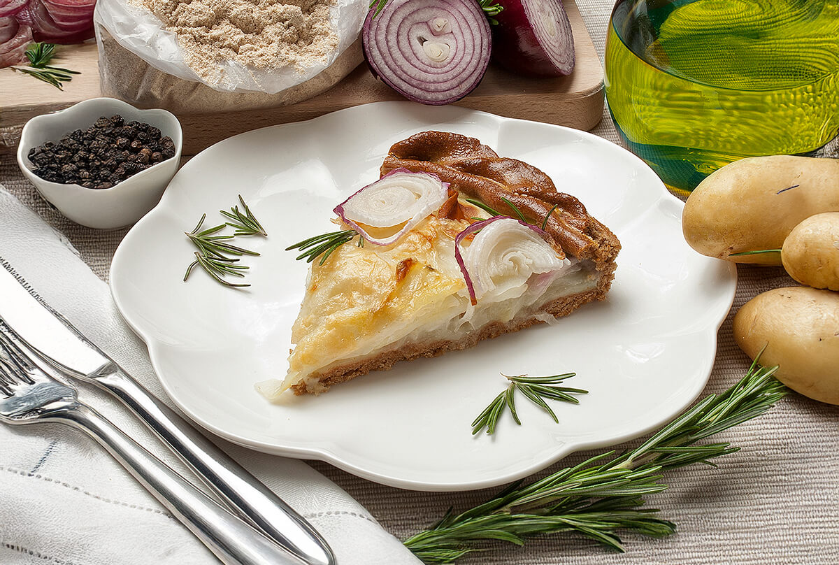 Torta di patate, Grana Padano DOP e rosmarino