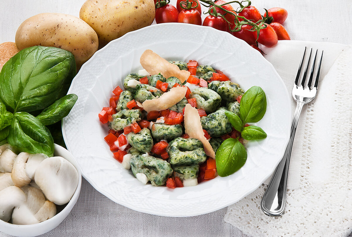 Gnocchetti di spinaci alla sorrentina