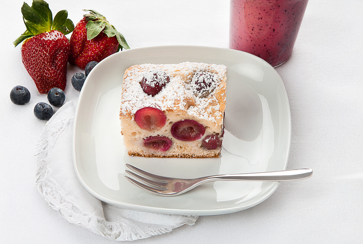 Colazione con schiacciata d'uva